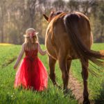 girl, horse, friendship