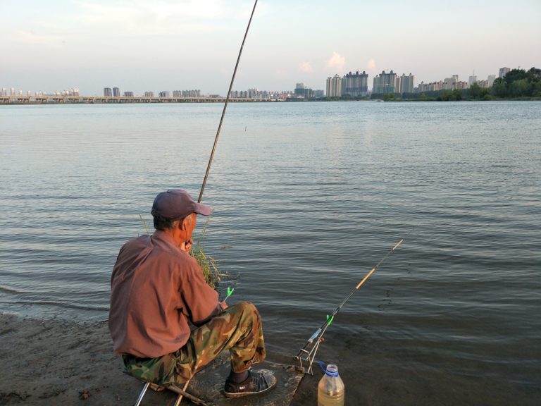people, the old man, fishing