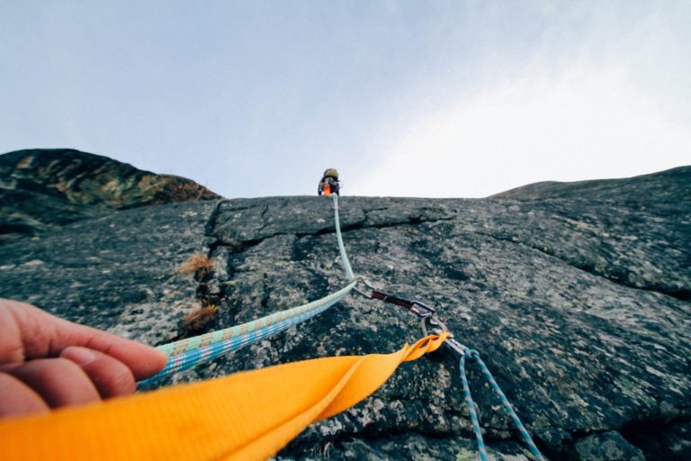 rock climbing, ropes, rock climber