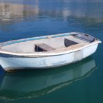 rowing boat, rest, water