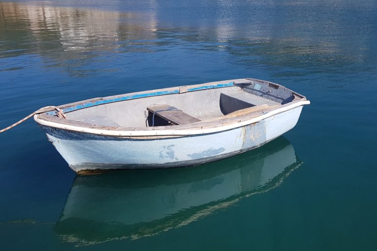 rowing boat, rest, water