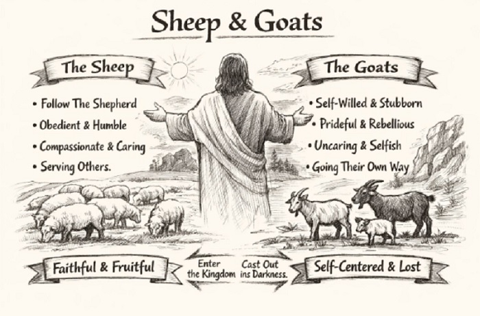 The Sheep and the Goats: Serving Christ by Serving Others
